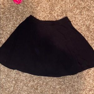 Black skater skirt